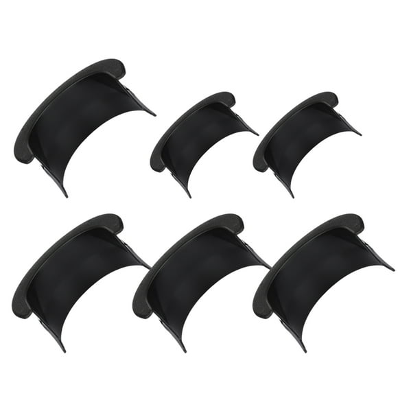 EXHUMKY 12Ud Accesorios Para De Billar Con Protectores De Bolsillo Negros Duraderos