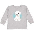 thumbnail image 3 of Inktastic Maltese Puppy Dog Boys or Girls Long Sleeve Toddler T-Shirt, 3 of 5