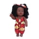 thumbnail image 1 of African Baby Doll, Reborn Baby Doll Vinilo Suave Producción Exquisita Baby Doll Para Cumpleaños Cergrey correa roja, 1 of 8