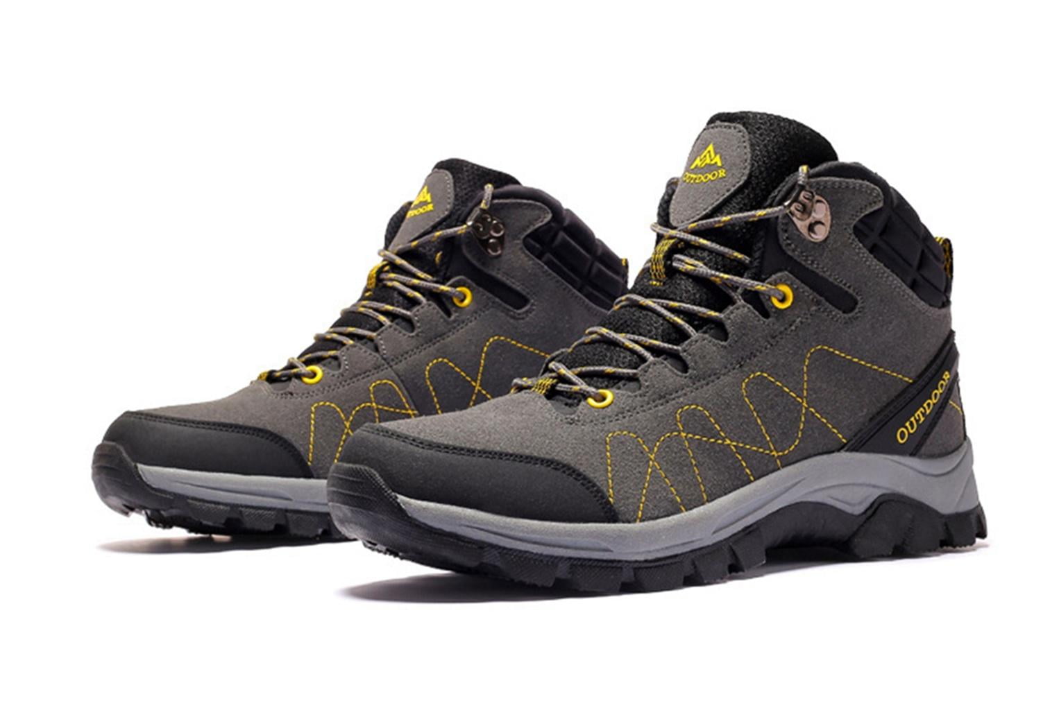 Men's Hiking Shoes Waterproof Anti Slip Hiking Boots Outdoor Lightweight Trekking Sneakers