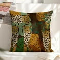 thumbnail image 6 of Jaguar Palm Leaf Linen Throw Pillow Covers Decorative Pillow Cases 18x18 inch Cushion Case Couch Pillows Cover for Sofa Bedroom Living Room Car, 6 of 8