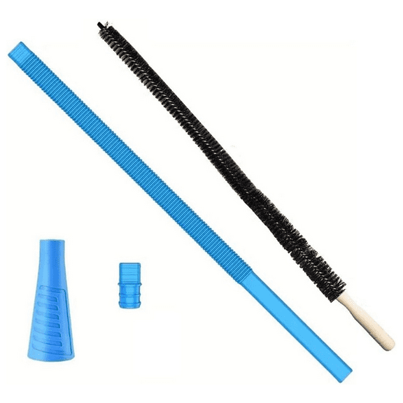 Dryer Vent Cleaner Kit for Universal Vacuum,Hose Attachment and Lint Brush, Compatible with All Vacuum Cleaners,1 * vacuum tube 1 * cleaning brush