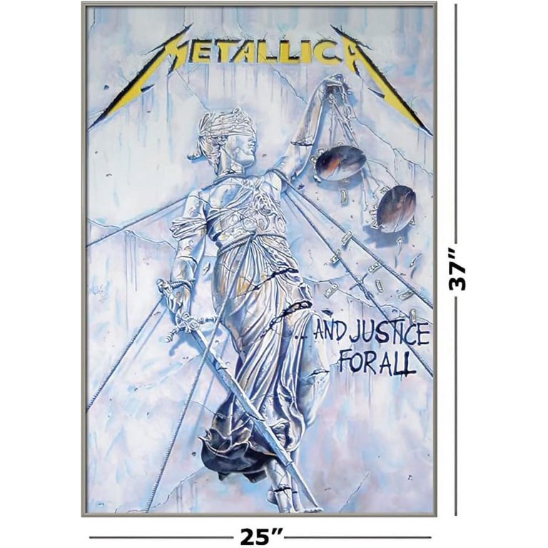 POSTER STOP ONLINE Metallica - Music Poster (And Justice For All - Album Cover) (Size: 24 poster-stop-online-metallica-music-poster-and-justice-for-all-album-cover-size-24-x-36-walmart-com