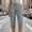 Gray, variant on LSLJS Capri Pants for Women Button Waist Cargo Pants Casual Trendy Solid Color Work Pants Joggers with Pockets, S-2XL
