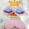 thumbnail image 3 of Happydeer Women Cute Eye Crown Ice Bag Travel Sleeping Blindfold Eye Cover Patch Blinder, 3 of 8
