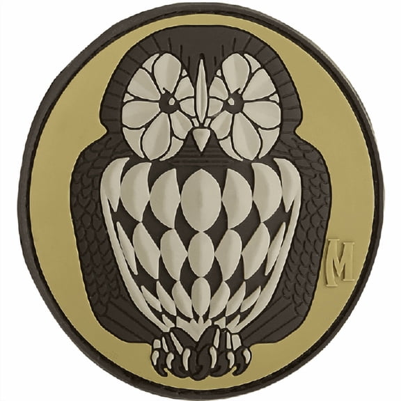 Maxpedition Gear Owl Patch, Arid, 3 x 2.75-Inch