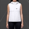 thumbnail image 5 of Inverlee Women's Hooded Sleeveless Vest Full Zip Lightweight Casual Outdoor Windbreaker with Pockets White M, 5 of 7