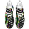 thumbnail image 2 of Autism Awareness Shoes Trail Running Shoe Non-Slip Breathable Comfortable Sneakers White Size 6, 2 of 7