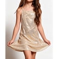 thumbnail image 2 of OGLCCG Girls Sequin Party Dress Bodycon Spaghetti Strap Mini Sparkle School Dance Dress Birthday Special Occasion Dress,Size 5-13, 2 of 5