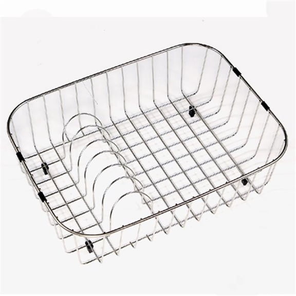 Houzer  Wirecraft High Rinsing Basket - Stainless Steel - 19.25 x 14.25 x 5.5 in.