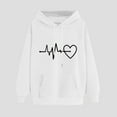 thumbnail image 2 of LOVZFMLL Essentials Hoodie Classic Heart Print Long Sleeve Hooded Pullover Fall Clothes 2025 Women Fashion Comfort Soft Tops, 2 of 6