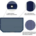 thumbnail image 4 of Shadeidea Jeep Wrangler Sunshade JK Unlimited (2007-2018) 2 Door and 4 Door Front-Navy Blue Mesh Screen Sunshade SAHARA RUBICON SPORT S Top Cover UV Blocker with Grab Bag-10 Years Warranty, 4 of 7