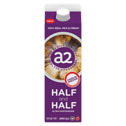 A2 Milk Ultra-Pasteurized Half & Half, 32 oz Carton