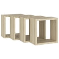 thumbnail image 3 of vidaXL 2/4/6x Wall Cube Shelves Engineered Wood Wall Unit Multi Colors/Sizes, 3 of 100