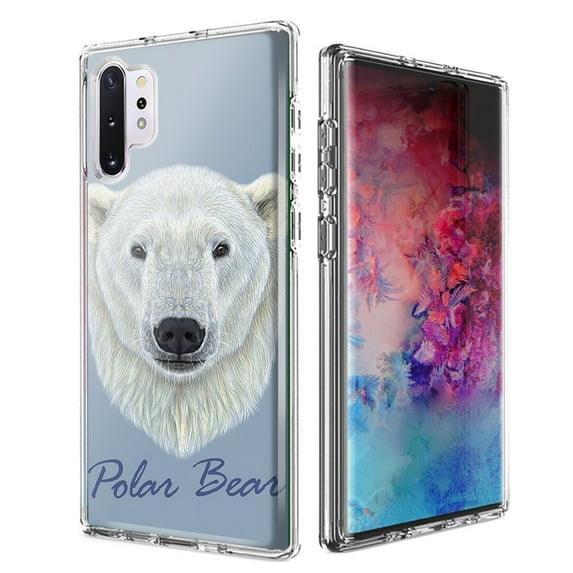 Mundaze Samsung Galaxy Note 10 Polar Bear Design Double Layer Phone Case Cover