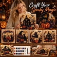 thumbnail image 2 of Halloween Pearl Diamond Art Diy Kit, Spooky Halloween Wall Art, Light Up Halloween Decorations, Haunted House Diamond Art Canvas Kit, Engaging 6-Element Castle Bat Ghost Pumpkin, 2 of 6