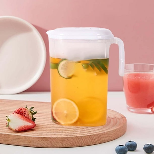 Jarra con tapa, tarro para bebidas, tetera, recipiente para zumo, tetera, jarra para bebidas, para cocinas, Catering, zumos, té helado M