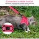 thumbnail image 4 of Arnés ajustable para gatos, arnés antiescape para gatos, arnés ligero para gatitos, collares, arneses y correas para gatos, transpirables, fáciles de controlar, con tiras reflectantes, 4 of 4
