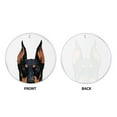 thumbnail image 2 of WIRESTER Large 3 inch Acrylic Ready to Hang Ornament, Hanging Ornaments for Christmas Tree Holidays Party Home Office Xmas Tree Decoration Gift - Black Rust Doberman Pinscher Dog, 2 of 7