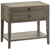 Comfort Pointe Shoreham 1-drawer Weathered Gray Wood Finish Nightstand