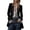 Black, variant on Womens Jacket Fall Vintage Floral Lace Velvet Open Front Steampunk Slim Lightweight Jackets Black