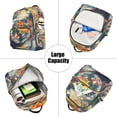 thumbnail image 5 of FORMRS Mini Backpack Purse for Women Quilted Travel Daypack Casual Shoulder Bag, Colorful Goldfish, 5 of 7