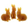 Easter HONEY BUNNY CANDLE SET Wax Rabbit St/3 Spring 2198