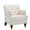 Beige-V, variant on Aukfa 51" Oversized Accent Chair with Half-moon Storage Ottoman for Living Room, Corduroy, Gray