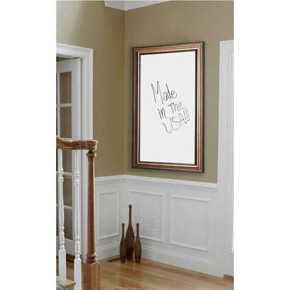 American Made Rayne Whiteboard-Finish:Bronze/Multi,Shape:Rectangle