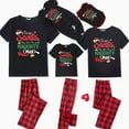 thumbnail image 2 of Jenny Santa Family Matching Christmas Pjs, They Are The Naughty One Pajamas For Kids And Adult, Short Sleeves, 2 of 7