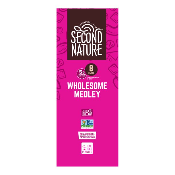 Second Nature Snack Bags | Walnuts for specialty food stores