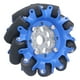 thumbnail image 3 of Componentes del automóvil robot, rueda omnidireccional de 4 pulgadas Rueda omnidireccional SPCC Rodillo de goma Rueda omnidireccional fabricada con cuidado, 3 of 8