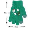 thumbnail image 2 of Ski Gloves Men Hwkond Under $5 Childrens Gloves For Winter New Styles For Boys And Girls Bears For Cold Protection And Warmth Childrens Five Finger Yarn Knitted Gloves, 2 of 2
