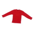 thumbnail image 4 of Chemise à Manches Longues Mini Échelle 1/12 Durable Mode Décontractée Uniforme Costume Rouge, 4 of 8