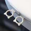 thumbnail image 3 of Elevadores de asiento de inodoro, manija de puerta de gabinete autoadhesiva de silicona multifunción, evita tocar la manija de la tapa del inodoro, accesorios de Wc, 3 of 5