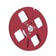 thumbnail image 1 of Kearding El desenrollador robusto del carrete de cinta de la aleación de aluminio de 3 agujeros parte el carrete vacío de la cinta del carrete Sistemas de cine en casa Rojo, 1 of 6