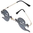 thumbnail image 1 of 1 par de gafas de sol sin montura con forma de fantasma, gafas de sol para fiesta en la playa, gafas geniales, 1 of 5
