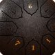 thumbnail image 3 of Tambor Lluvia Instrumento Handpan Lengua Acero 6 Pulgadas 8 Notas Regalo, 3 of 9