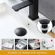 thumbnail image 4 of Sink Drain, Pop-up Sink Drain, Sink Drain with Overflow, Pop Up, Black, 4 of 4