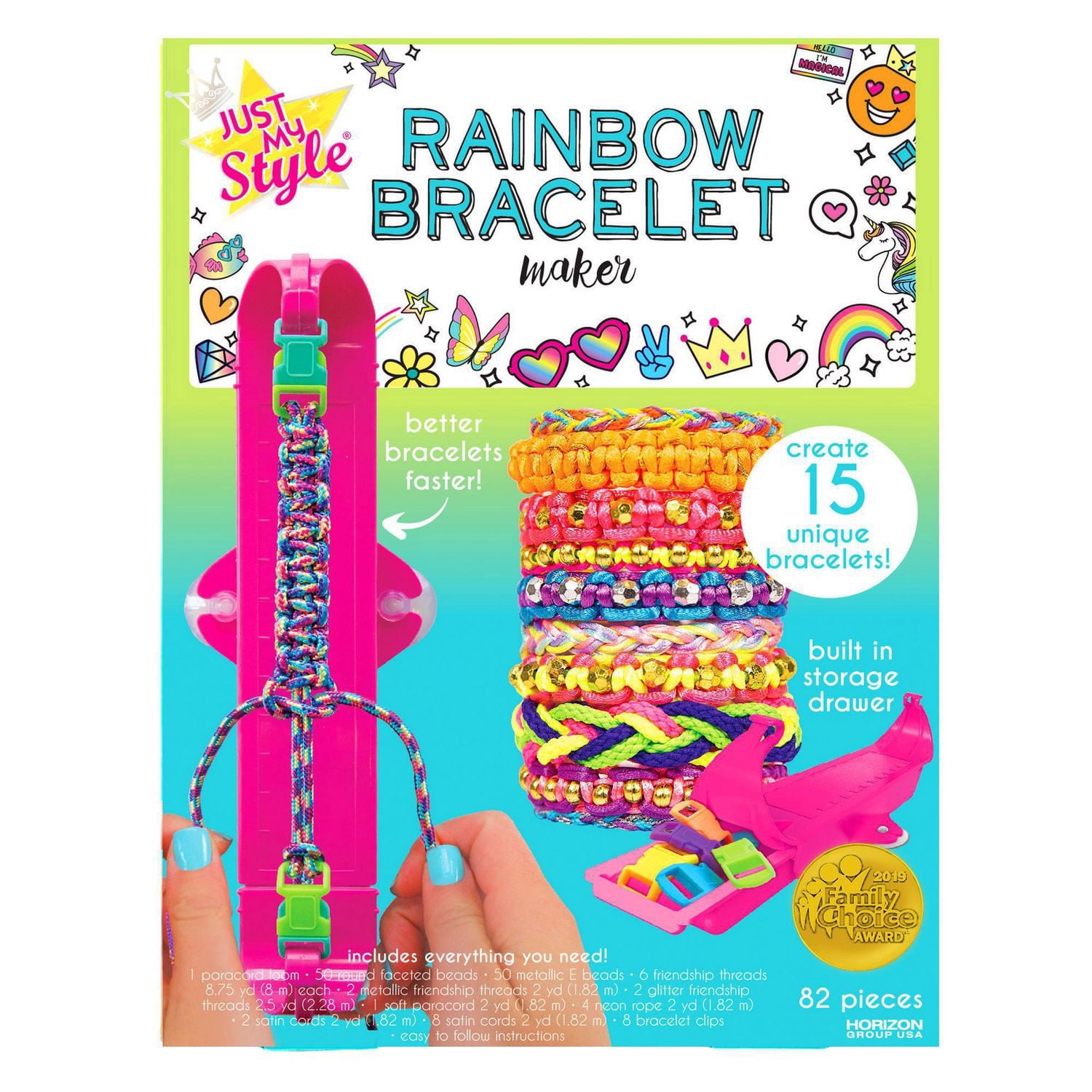 Just My Style® Rainbow Bracelet Maker