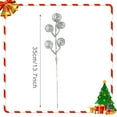 thumbnail image 2 of 16Pcs Christmas Decorations, 13.7In Candy Shape Curly Picks Glittery Faux Christmas Tree Stems Decor, Artificial Christmas Picks for Christmas Tree Decor, DIY Xmas Wreath, Crafts, Holiday Home Decor, 2 of 5