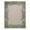 Green, variant on Gertmenian  Paseo Tropic Sand Brown Casual Palm Boarder Flatweave Indoor/Outdoor Area Rug 7'10" x 10' 8' x 10'