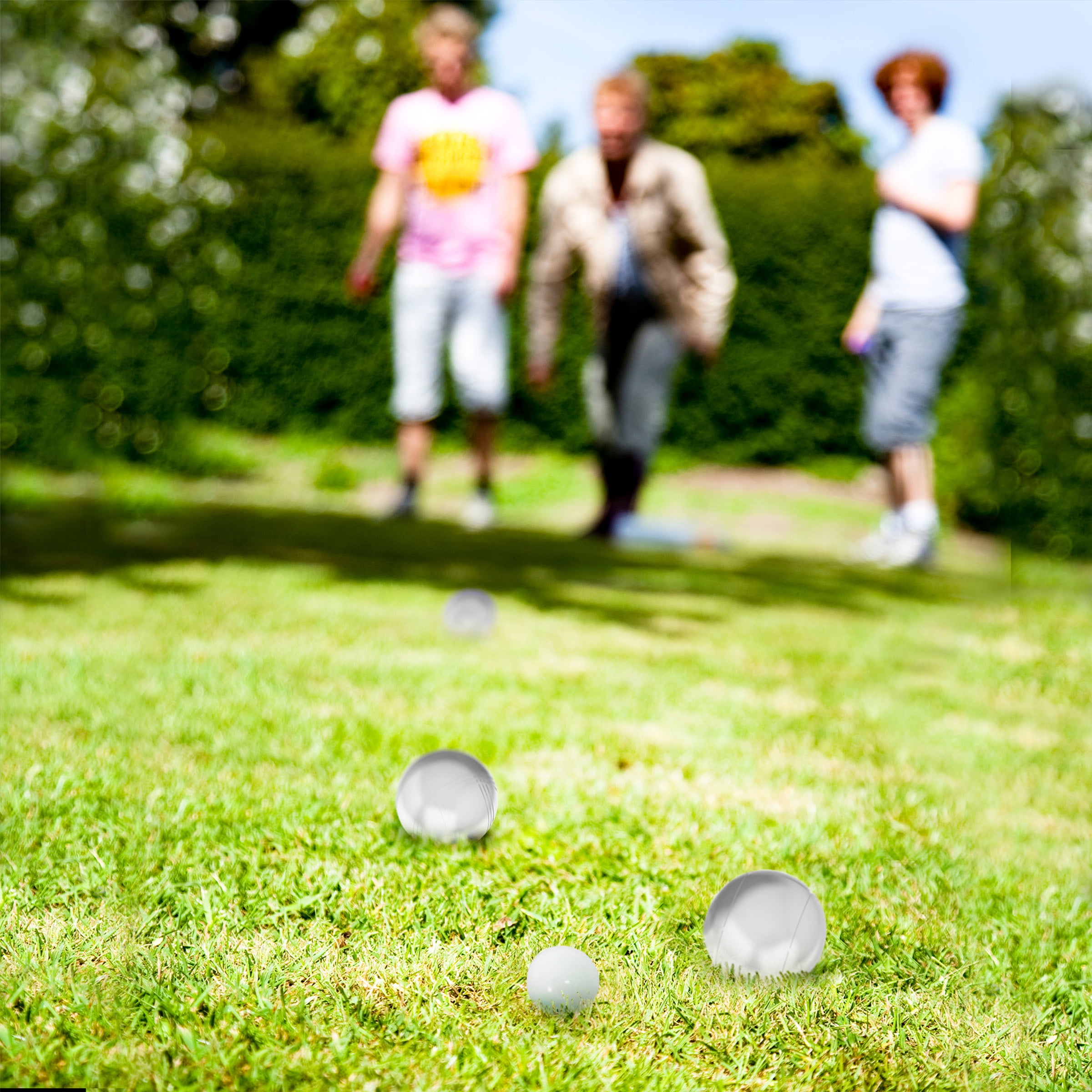 Trademark Games Petanque Boules Bocce Ball Set - Lawn Game with Carry Case