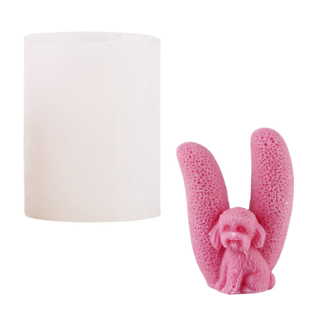 Silicone Moulds Love Sculpture Dogs Candle Molds Figurines Desktop Ornament Molds Epoxy Resin Molds Plasters Molds