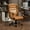 Brown-New, variant on Homhum Executive High Back Office Desk Chair, Adjustable Seat, Adult, Brown
