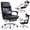 Black, variant on EMIAH Genuine Leather Office Chair with Foot Rest, Reclining Ergonomic Executive Office Chair with Arms, High Back Comfy Swivel Computer Desk Chairs with Wheels and Lumbar Support for Home, Beige