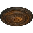 thumbnail image 3 of Ekena Millwork 15 3/4"OD x 1 7/8"P Chester Ceiling Medallion (Fits Canopies up to 2 1/4"), Hand-Painted Rust, 3 of 6