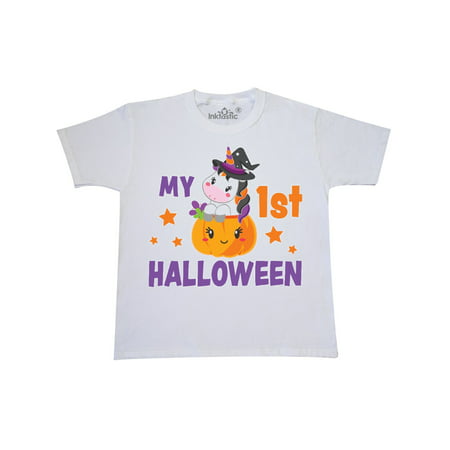 My 1st Halloween with Unicorn Witch Youth T-Shirt