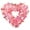 B #2, variant on StlyGar Valentine's Day Heart Wreath, Pink and Red with Heart Decorations, 15.75 x 14.57 Inches, Door Decor (1pcs)