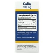 Superior Source GABA (Gamma-Aminobutyric Acid) 100 mg 100 Sublingual Tablet
